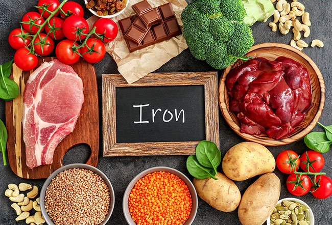 Iron Rich Foods List in Hindi