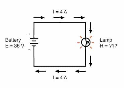 Ohm's law electric circuit
